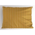 thumbnail image 1 of Ambesonne Abstract Pillow Sham, Geometric Shapes 60s, 26" X 20", Multicolor, 1 of 2