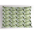 thumbnail image 1 of Ambesonne Abstract Pillow Sham, Tribal Doodle Lines, 26" X 20", Olive Green Pale Green, 1 of 2
