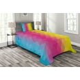 thumbnail image 1 of Ambesonne Abstract Quilted Bedspread Set 2 Pcs, Modern Mosaic, Twin Size, Multicolor, 1 of 3
