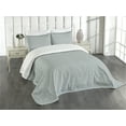 thumbnail image 1 of Ambesonne Abstract Quilted Bedspread Set 3 Pcs, Celtic European Motifs, King Size, Pale Yellow Slate Blue, 1 of 5