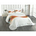 thumbnail image 1 of Ambesonne Abstract Quilted Bedspread Set 3 Pcs, Pixel Details Rainbow, Queen Size, Multicolor, 1 of 5