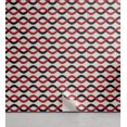 thumbnail image 1 of Ambesonne Abstract Retro Peel & Stick Wallpaper for Home, Ogee Ovals Print, 13"x36", Ruby Pale Sage Green, 1 of 5