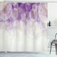 thumbnail image 1 of Ambesonne Abstract Shower Curtain, Circles Digital, 69"Wx70"L, Coconut Violet Lilac, 1 of 5