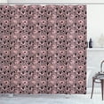 thumbnail image 1 of Ambesonne Abstract Shower Curtain, Dancers and Flowers, 69"Wx70"L, Rose Black Dried Rose, 1 of 4