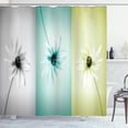 thumbnail image 1 of Ambesonne Abstract Shower Curtain, Different Daisy Flower, 69"Wx75"L, Avocado Green Turquoise, 1 of 3