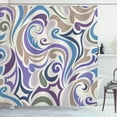 thumbnail image 1 of Ambesonne Abstract Shower Curtain, Funky Asymmetrical Shapes, 69"Wx75"L, Multicolor, 1 of 3