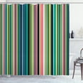 thumbnail image 1 of Ambesonne Abstract Shower Curtain, Funky Stripes Pattern Art, 69"Wx70"L, Pale Green, 1 of 4