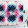 thumbnail image 1 of Ambesonne Abstract Shower Curtain, Geometric Lines Angle, 69"Wx75"L, Multicolor, 1 of 5