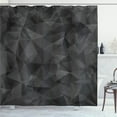 thumbnail image 1 of Ambesonne Abstract Shower Curtain, Geometric Print Triangle, 69"Wx70"L, Dark Grey, 1 of 4