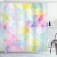 thumbnail image 1 of Ambesonne Abstract Shower Curtain, Geometric Rhombus Art, 69"Wx75"L, Multicolor, 1 of 3
