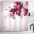 thumbnail image 1 of Ambesonne Abstract Shower Curtain, Gradient Toned Flowers Art, 69"Wx70"L, Dark Fuchsia, 1 of 4