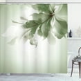 thumbnail image 1 of Ambesonne Abstract Shower Curtain, Gradient Toned Flowers Art, 69"Wx75"L, Sage Green, 1 of 4