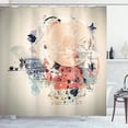thumbnail image 1 of Ambesonne Abstract Shower Curtain, Grunge Mix Collage, 69"Wx84"L, Multicolor, 1 of 5