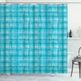 thumbnail image 1 of Ambesonne Abstract Shower Curtain, Marine Hand Drawn Streaks, 69"Wx75"L, Sea Blue Aqua Pale Teal, 1 of 4