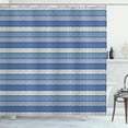 thumbnail image 1 of Ambesonne Abstract Shower Curtain, Modern Boho Row of Stains, 69"Wx75"L, Blue Lilac and Dark Grey, 1 of 1