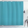 thumbnail image 1 of Ambesonne Abstract Shower Curtain, Modern Triangular Motifs, 69"Wx70"L, Sea Blue White, 1 of 3