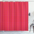 thumbnail image 1 of Ambesonne Abstract Shower Curtain, Overlapping Funky Streaks, 69"Wx75"L, Dark Coral and Yellow, 1 of 4