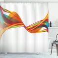 thumbnail image 1 of Ambesonne Abstract Shower Curtain, Pixel Details Rainbow, 69"Wx84"L, Multicolor, 1 of 5