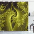 thumbnail image 1 of Ambesonne Abstract Shower Curtain, Swirling Floral Lines Art, 69"Wx75"L, Avocado Green, 1 of 4