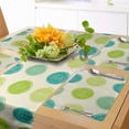 thumbnail image 1 of Ambesonne Abstract Table Runner & Placemats, Greenery Hand Drawn Rounds, Placemat 4 pcs + Runner 16"x90", Beige Apple Green Teal, 1 of 2