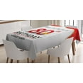 thumbnail image 1 of Ambesonne Abstract Tablecloth Rectangular Table Cover, Birthday Party Invite, 52"x70", Multicolor, 1 of 3