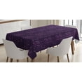 thumbnail image 1 of Ambesonne Abstract Tablecloth Rectangular Table Cover, Purple Toned Dots, 52"x70", Dark Purple Fuchsia, 1 of 3