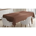 thumbnail image 1 of Ambesonne Abstract Tablecloth Rectangular Table Cover, Round Ombre Shape, 60"x90", Chocolate Dried Rose, 1 of 4