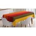 thumbnail image 1 of Ambesonne Abstract Tablecloth Rectangular Table Cover, Vertical Striped, 52"x70", Multicolor, 1 of 4