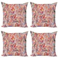 thumbnail image 1 of Ambesonne Abstract Throw Pillow Cover 4 Pack, Flow Splash, 18", Multicolor, 1 of 5