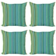 thumbnail image 1 of Ambesonne Abstract Throw Pillow Cover 4 Pack, Retro Thin Stripes, 24", Multicolor, 1 of 6