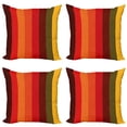 thumbnail image 1 of Ambesonne Abstract Throw Pillow Cover 4 Pack, Vertical Striped, 16", Multicolor, 1 of 2