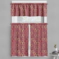 thumbnail image 1 of Ambesonne Abstract Valance & Curtain, Intricate Hexagon Shapes, 55"x24", Burnt Sienna Multicolor, 1 of 7