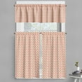 thumbnail image 1 of Ambesonne Abstract Valance & Curtain, Rounded Small Shapes, 55"x24", Red Cream, 1 of 6