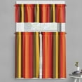 thumbnail image 1 of Ambesonne Abstract Valance & Curtain, Vertical Striped, 55"x36", Multicolor, 1 of 6
