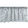 thumbnail image 1 of Ambesonne Abstract Valance Pack of 2, Geometric Diagonal Rhombs, 54"X18", Pale Slate Blue and White, 1 of 4
