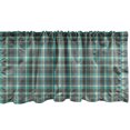 thumbnail image 1 of Ambesonne Abstract Valance Pack of 2, Traditional Tartan, 42"X12", Multicolor, 1 of 3