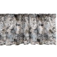 thumbnail image 1 of Ambesonne Abstract Window Valance, Art Ethnic Stripe Pattern, 42" x 12", Off White and Charcoal Grey, 1 of 2