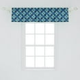 thumbnail image 1 of Ambesonne Abstract Window Valance, Boho Retro Geometric Shapes in Grunge Tones Effects, Curtain Valance for Kitchen Bedroom Decor with Rod Pocket, 54" X 12", Violet Blue Sky Blue, 1 of 3