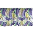 thumbnail image 1 of Ambesonne Abstract Window Valance, Brushstroke Pastel Colors, 42" x 18", Blue Violet and Pale Green, 1 of 3