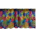 thumbnail image 1 of Ambesonne Abstract Window Valance, Circle Grunge Colorful, 54" X 18", Multicolor, 1 of 3