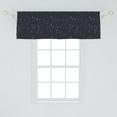 thumbnail image 1 of Ambesonne Abstract Window Valance, Continuous Abstract Cartoon Style Stars at Night Cosmos Pattern, Curtain Valance for Kitchen Bedroom Decor with Rod Pocket, 54" X 18", Multicolor, 1 of 2