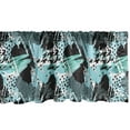 thumbnail image 1 of Ambesonne Abstract Window Valance, Expressive Ink Pattern, 54" X 18", Pale Blue Aqua, 1 of 3