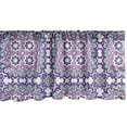 thumbnail image 1 of Ambesonne Abstract Window Valance, Flower Inspired Shapes, 54" X 18", Blue Violet Mint Green, 1 of 2