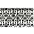 thumbnail image 1 of Ambesonne Abstract Window Valance, Intricate Circles Modern, 42" x 18", Charcoal Grey and White, 1 of 3