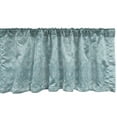 thumbnail image 1 of Ambesonne Abstract Window Valance, Intricate Swirl Graphic, 54" X 18", Dark Teal and White, 1 of 3