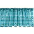 thumbnail image 1 of Ambesonne Abstract Window Valance, Marine Hand Drawn Streaks, 54" X 12", Sea Blue Aqua Pale Teal, 1 of 3