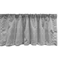 thumbnail image 1 of Ambesonne Abstract Window Valance, Mid Century Atomic Motif, 42" x 18", Grey and White, 1 of 3