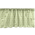 thumbnail image 1 of Ambesonne Abstract Window Valance, Minimalistic Contemporary, 42" x 18", Pale Green and Eggshell, 1 of 3