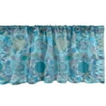 thumbnail image 1 of Ambesonne Abstract Window Valance, Modern Mosaic Look Geometric Motifs, Curtain Valance for Kitchen Bedroom Decor with Rod Pocket, 54" X 18", Sky Blue Multicolor, 1 of 2
