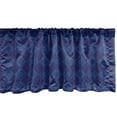 thumbnail image 1 of Ambesonne Abstract Window Valance, Mosaic Art Dashed Squares, 42" x 12", Dark Blue and Indigo, 1 of 3